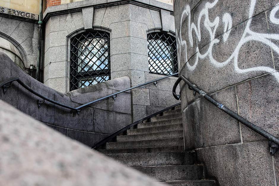Copenhagen City Architecture Stairs