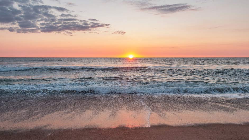 Sky Beach Denmark Sunset