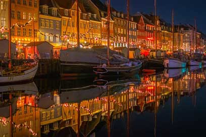 Nyhavn Urban City Denmark Picture