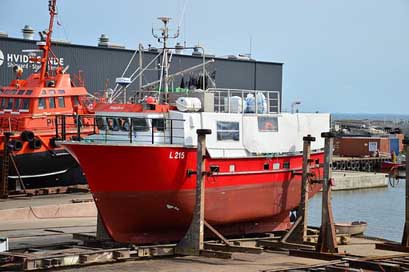 Hvide-Sande Boat Shipyard North-Sea Picture