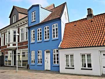 Denmark Architecture Old-Town-Houses Sonderburg Picture