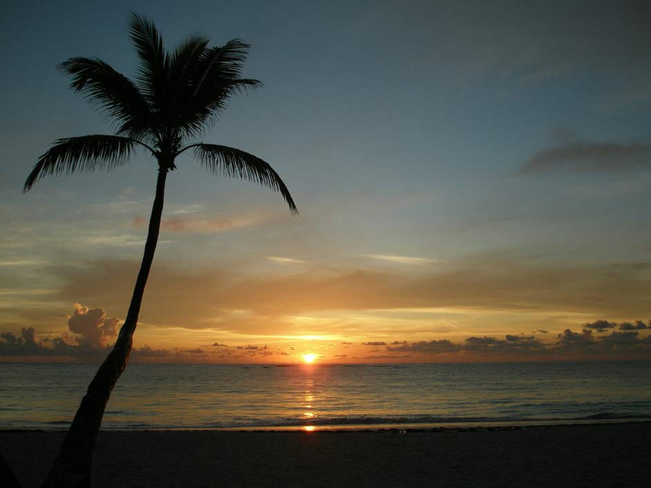 Sea Sunrise Beach Dominican-Republic