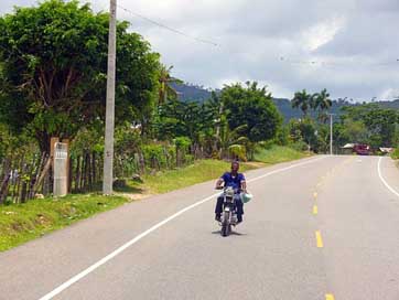 Man Republic Dominican Motorbike Picture