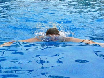 Swimming Pool Water Man Picture