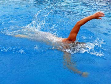 Swimming Pool Water Man Picture