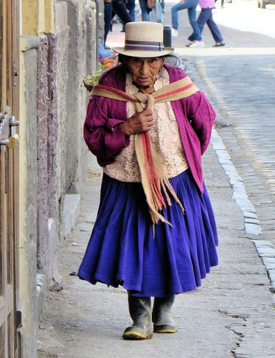 Ethnic Peasant Cuenca Ecuador
