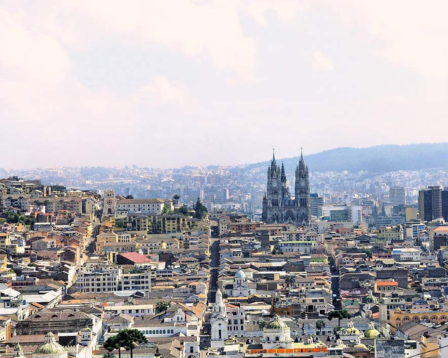 Panorama City Quito Ecuador