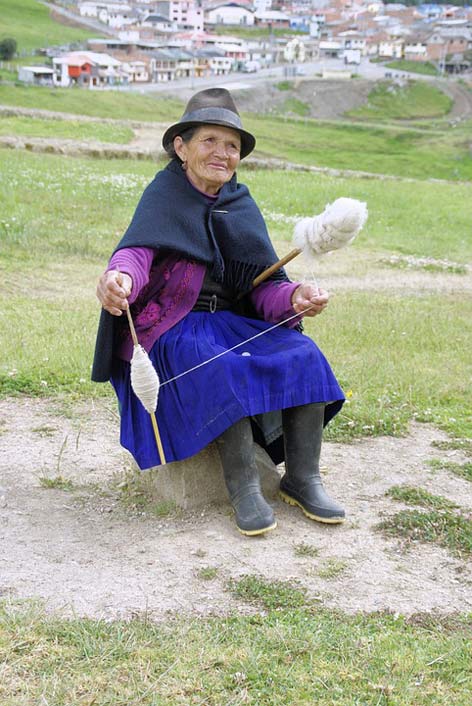 Andes Spinner Woman Old