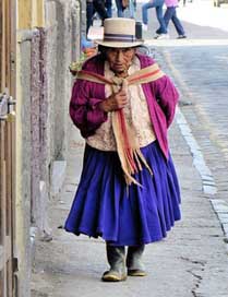 Ecuador Ethnic Peasant Cuenca Picture