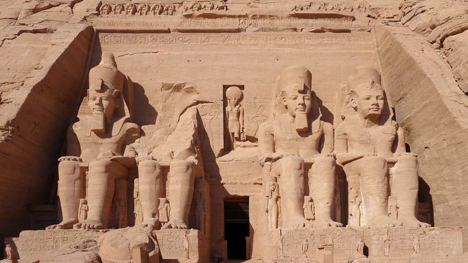 Hathor Massive Rock-Temple Abu-Simbel