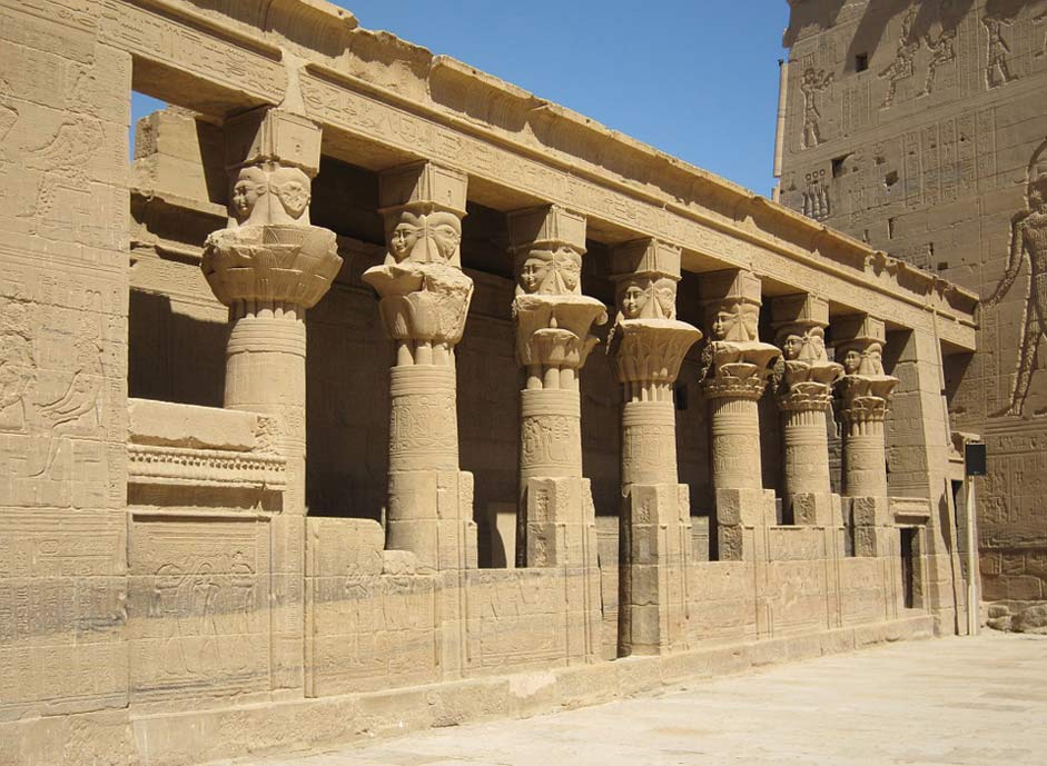 Egypt Nile Horus-Temple Aswan