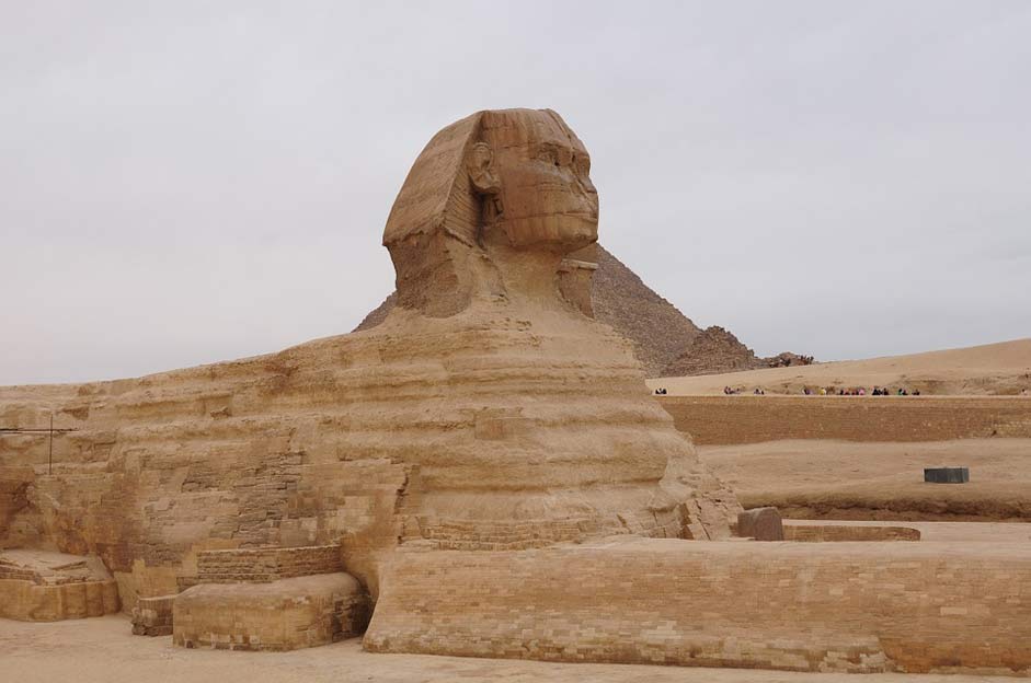 Old Pyramid Sphinx Egypt