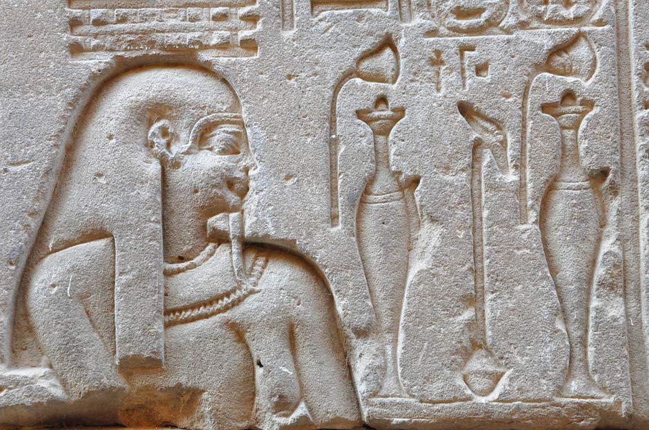 Pharaoh Hieroglyphs Temple Egypt