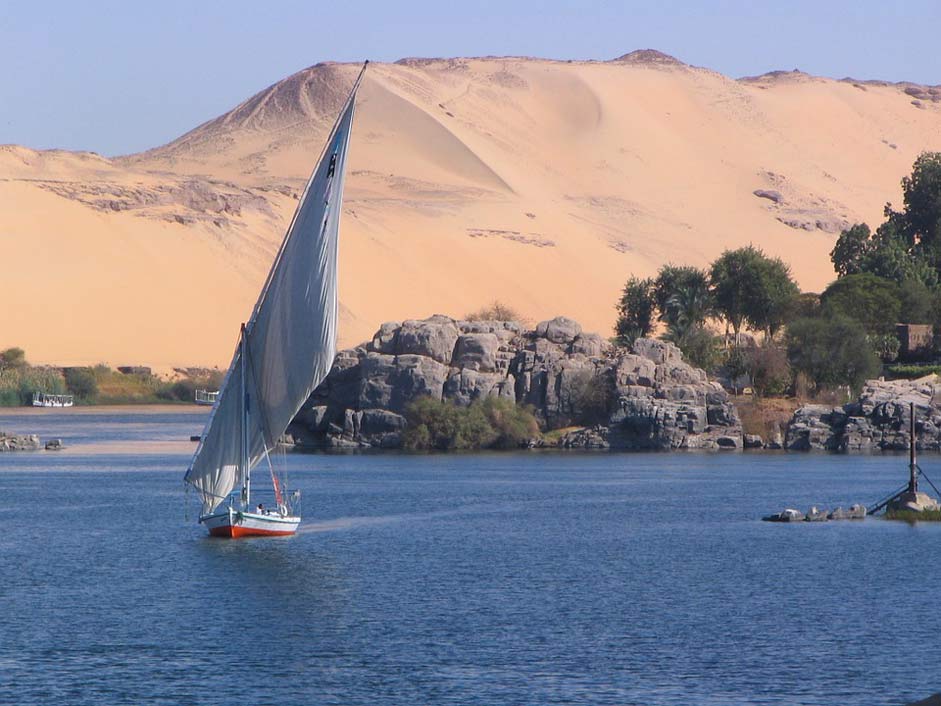 Desert Elephantine Aswan Nile