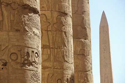 Egypt  Luxor Columns Picture