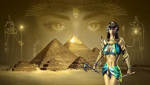 Fantasy Desert Pyramids Egypt Picture