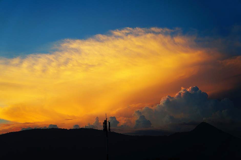 San-Salvador El-Salvador Sunset Clouds