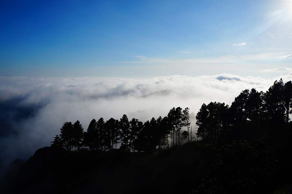 Landscape Cloudy Fog El-Salvador