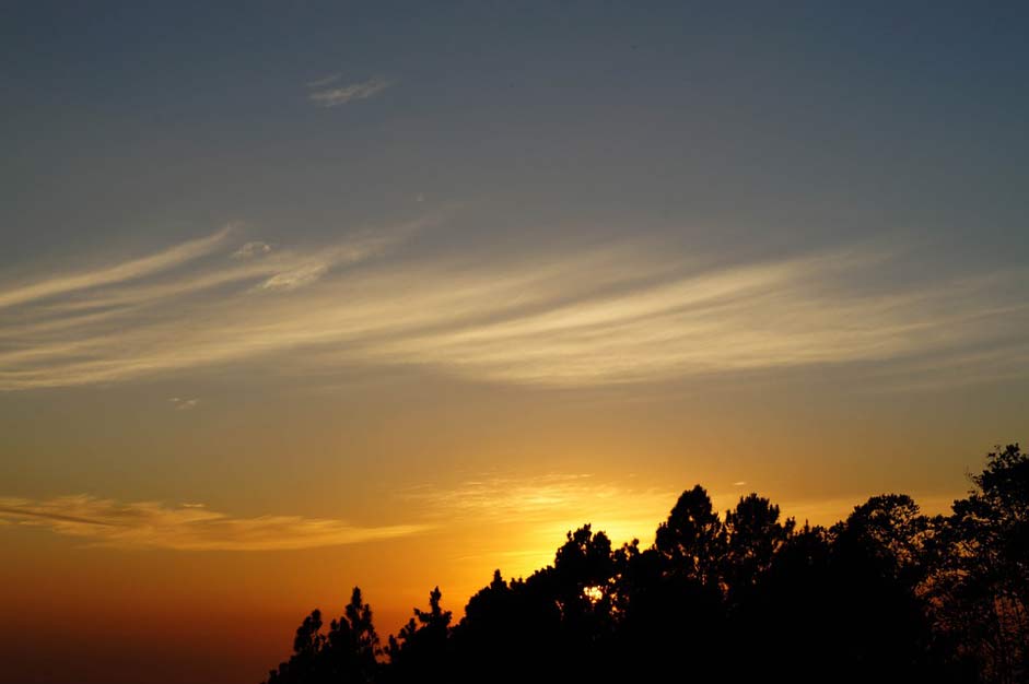 Clouds Trees Sunset El-Salvador