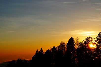 El-Salvador Sunset Sun Clouds Picture