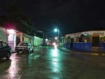 El-Salvador Lights Evening Night Picture