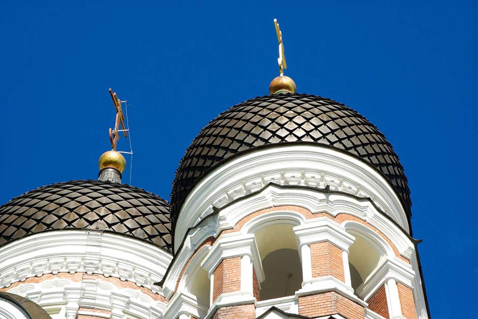 Cupolas Orthodox-Church Tallinn Estonia