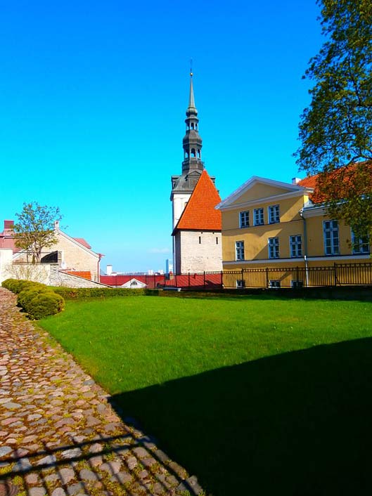 Old-Town Oleviste Church Green