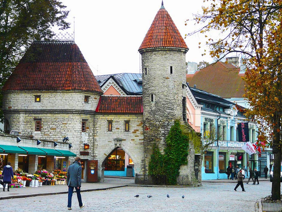 Estonia Tallinn Old-Medieval-Town Old-Town