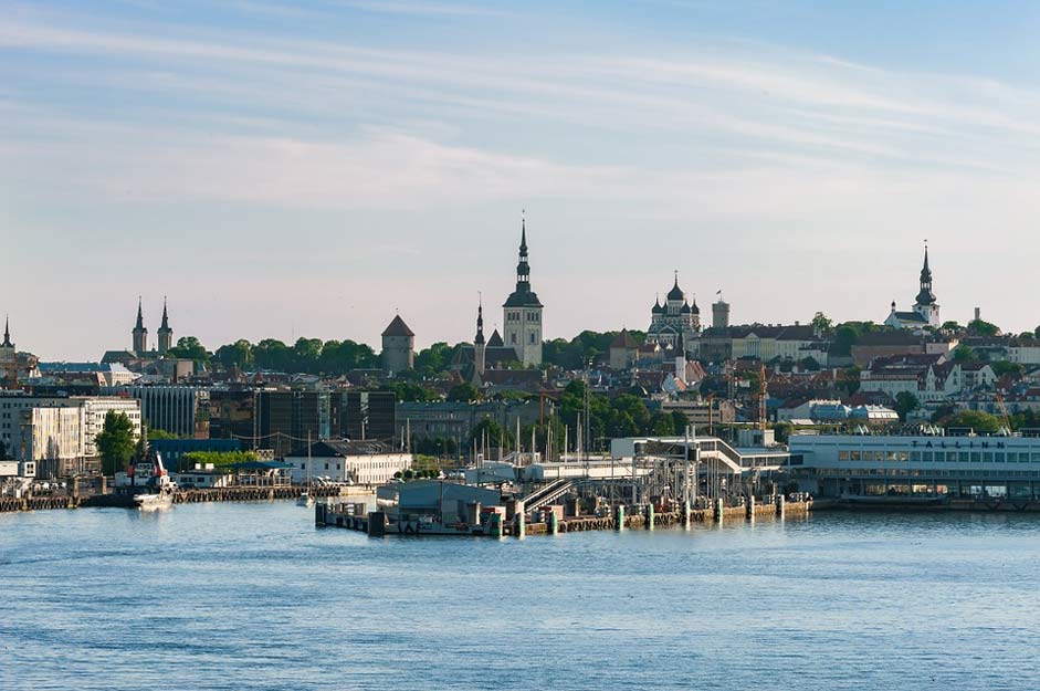 City Skyline Estonia Tallin