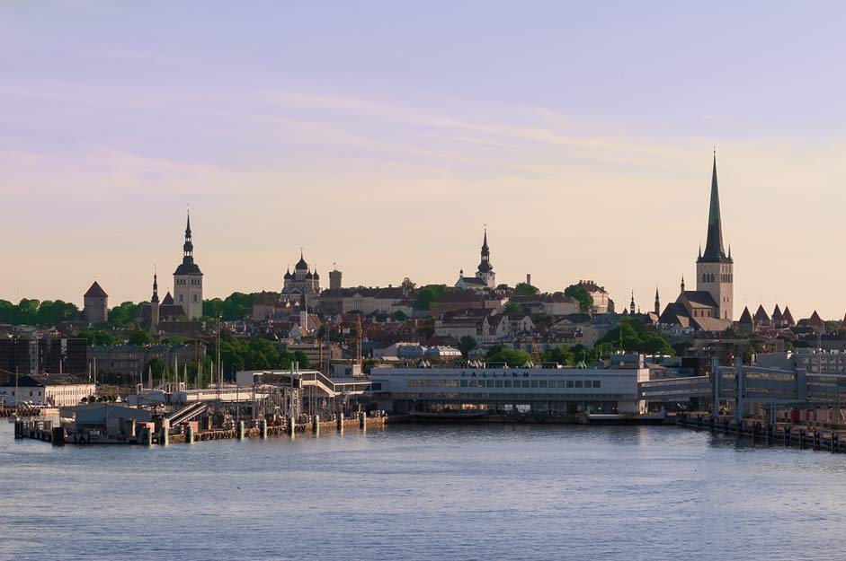 City Skyline Estonia Tallin