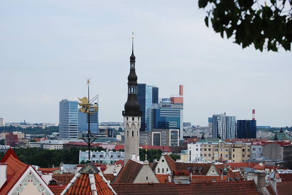 Estonia Houses City Tallinn