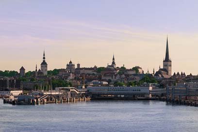 Tallin City Skyline Estonia Picture