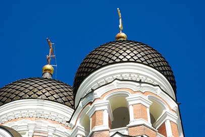Estonia Cupolas Orthodox-Church Tallinn Picture