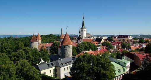 Estonia Architecture Roofing Tallinn Picture