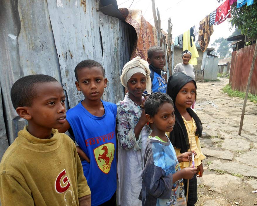  Slum Ethiopia Children