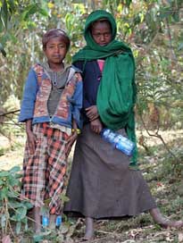 Shepherdesses Ethiopia Addis-Ababa Entoto Picture