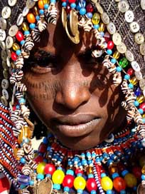 Africa African-Girl Afar-Tribe African-Face Picture