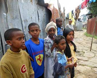 Children  Slum Ethiopia Picture