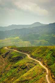 Ethiopia Valley Road Mountains Picture
