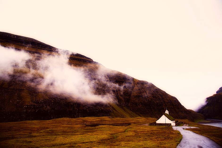 Landscape Morning Sunrise Faroe-Islands