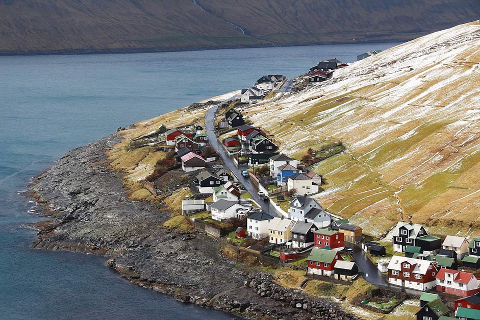 Colorful-Houses Island Faroe-Islands Foroyar