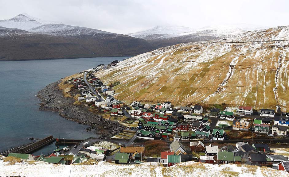 Colorful-Houses Island Faroe-Islands Foroyar
