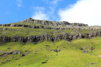 Mountain-Side Faroe-Islands Eysturoy Funningur Picture