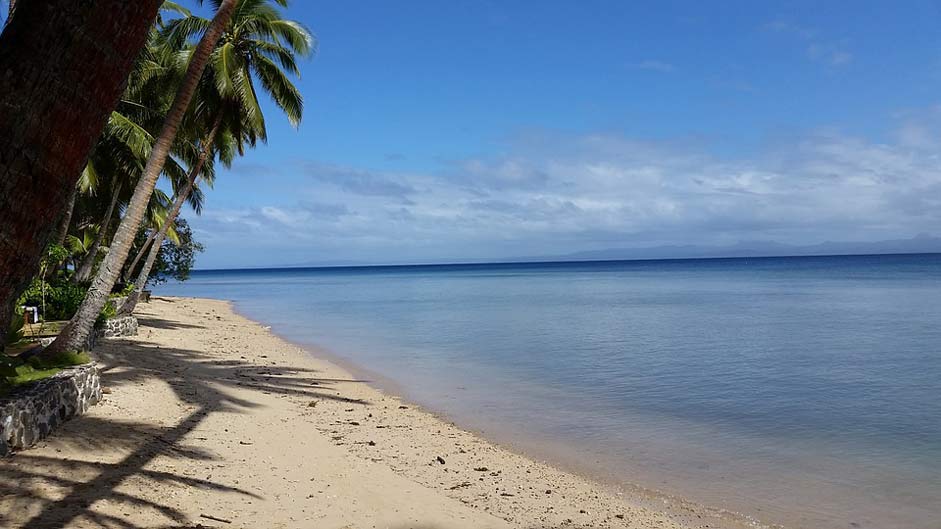 Sea Idyllic Fiji Beach