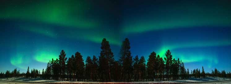 Aurora Inari Finnish-Lapland Finland Picture