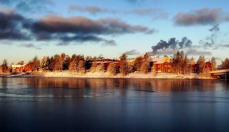 Pikisaari-Island Snow Winter Finland Picture