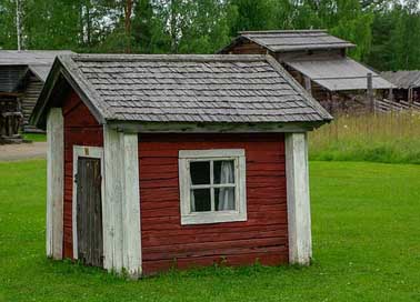 Finland  Architecture Wooden-House Picture