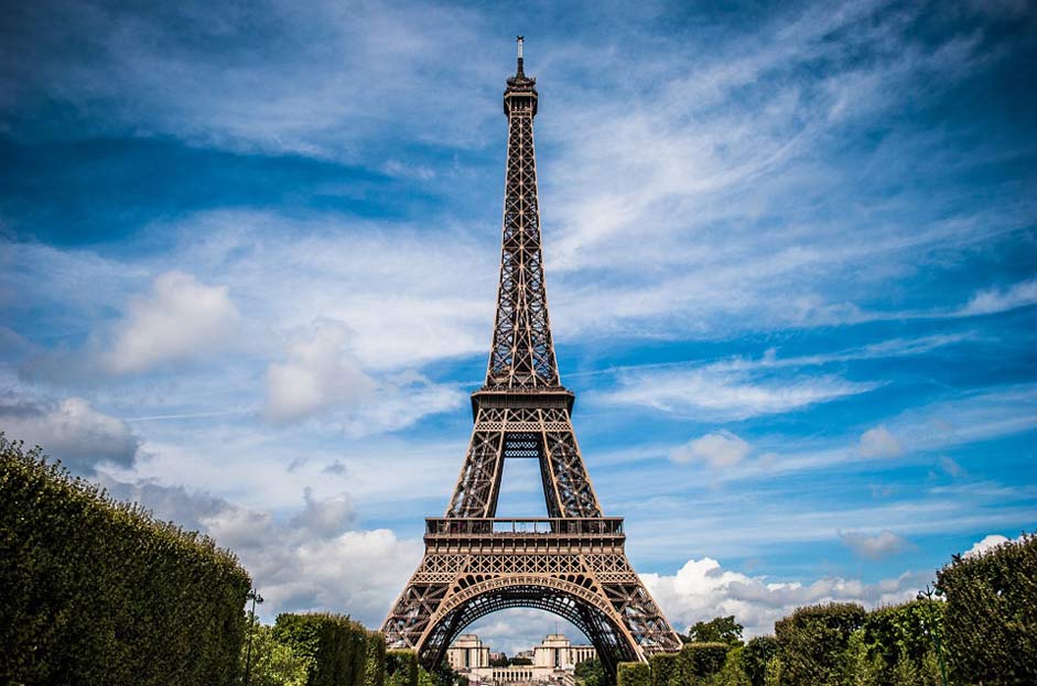 Landscape Paris France Eiffel-Tower