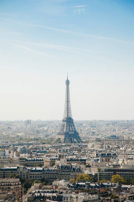 France Cityscape Paris Eiffel-Tower