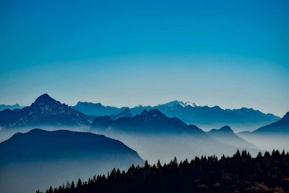 Mist Fog Mountains France